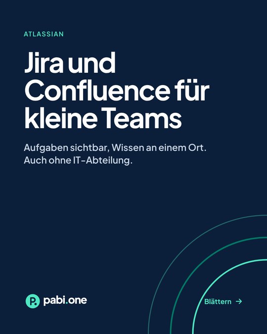 Titelseite: Jira und Confluence für kleine Teams