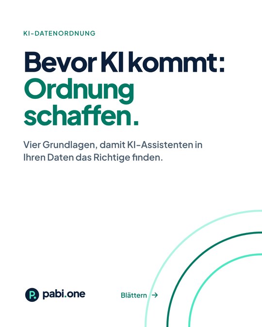 Titelseite: Bevor KI kommt: Ordnung schaffen