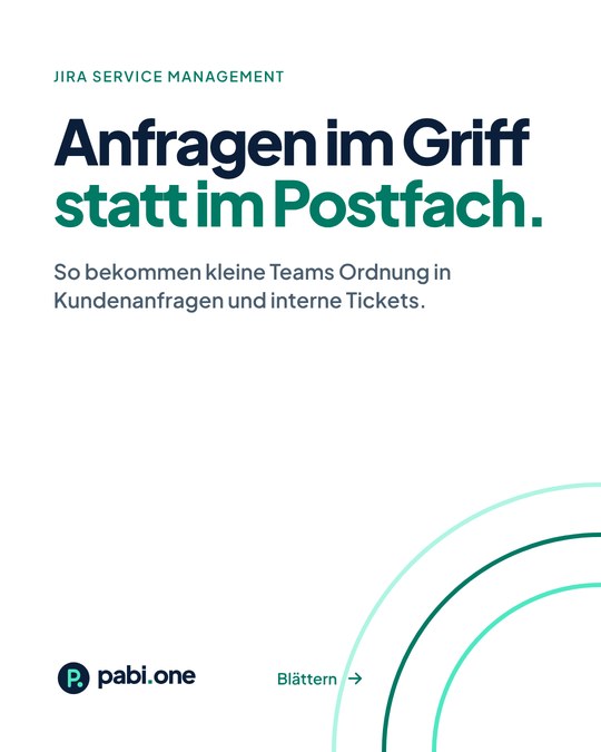 Titelseite: Anfragen im Griff statt im Postfach